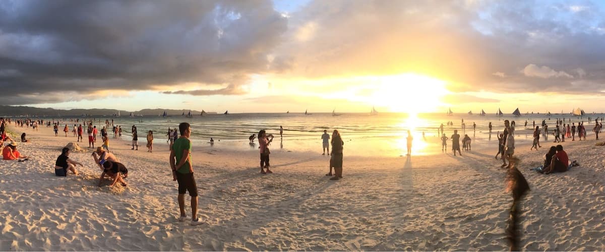 Sunset at the beach...