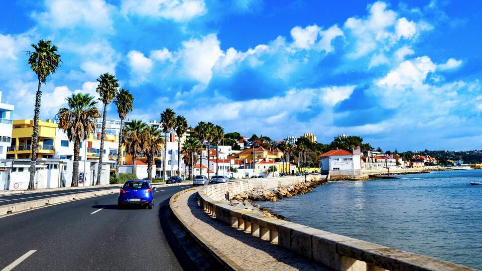 Estrada Marginal, Küstenstraße zwischen Lissabon und Cascais