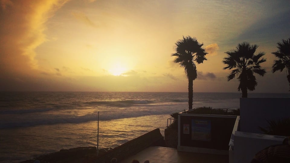 Beach at Carcavelos, about 15 minutes away from Lisbon. First day of 2016.