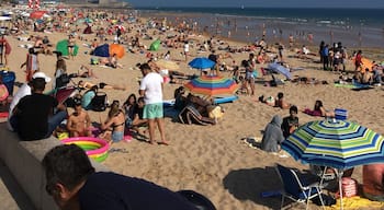 A beach near the city, people enjoying their sun and weekend
Plus the pastries sellers #beachlife #lifeatexpedia #summer #sun
