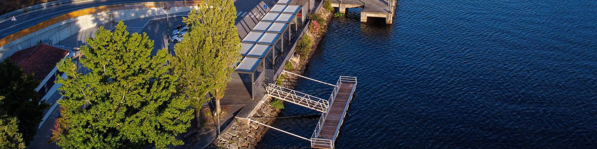 Aerial view over Lixa terminal. Gondomar - Porto, Portugal, 2023