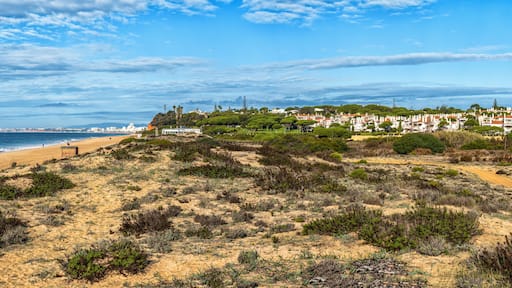 Praia do Garrão (beach) at Almancil, Portugal