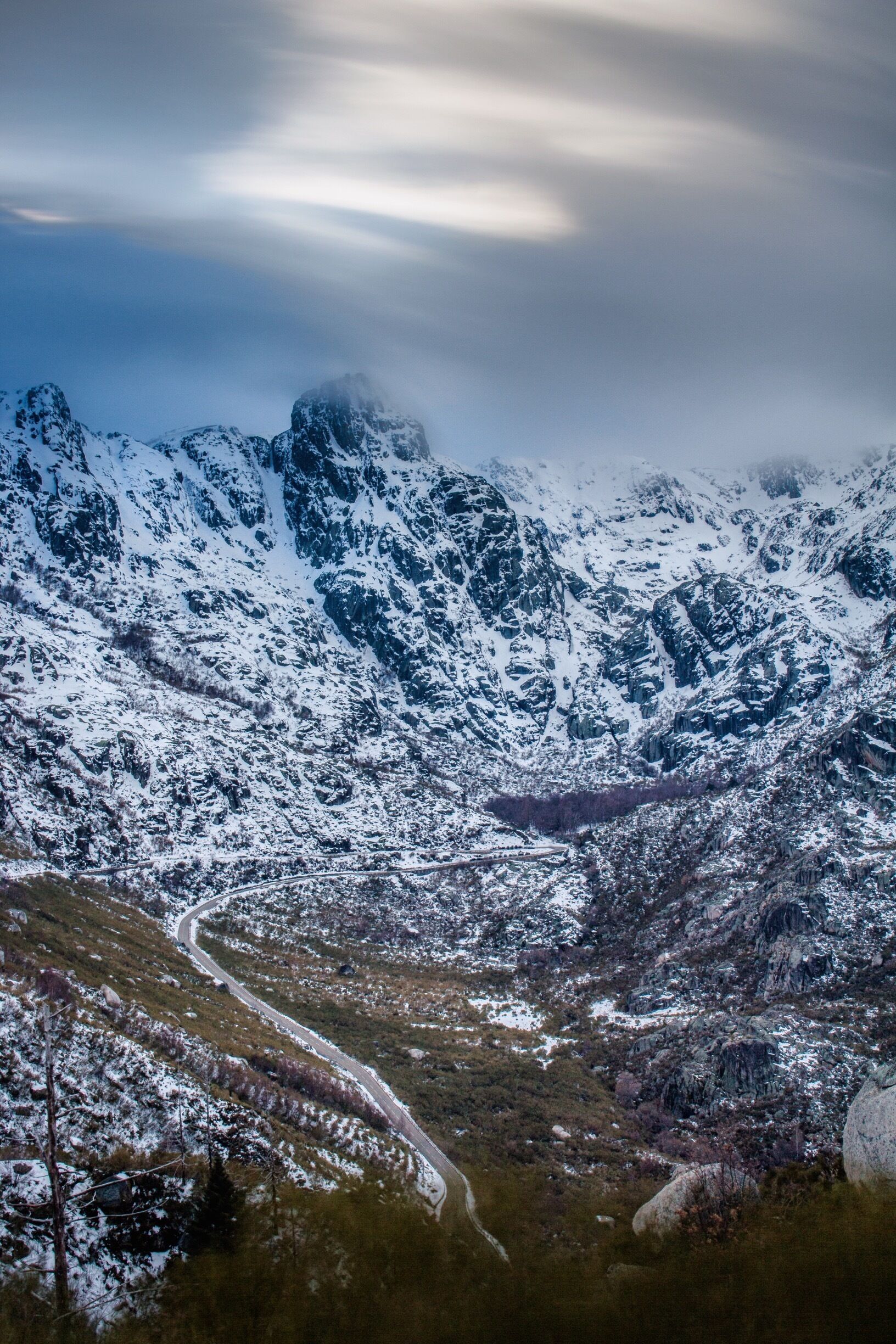 View of Covão D’Ametade, in Serra da Estrela national park. 