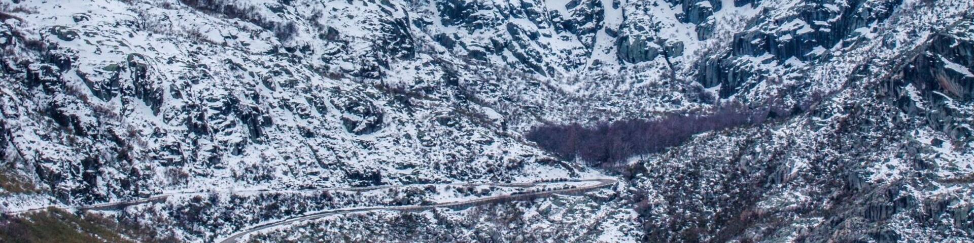 View of Covão D’Ametade, in Serra da Estrela national park.