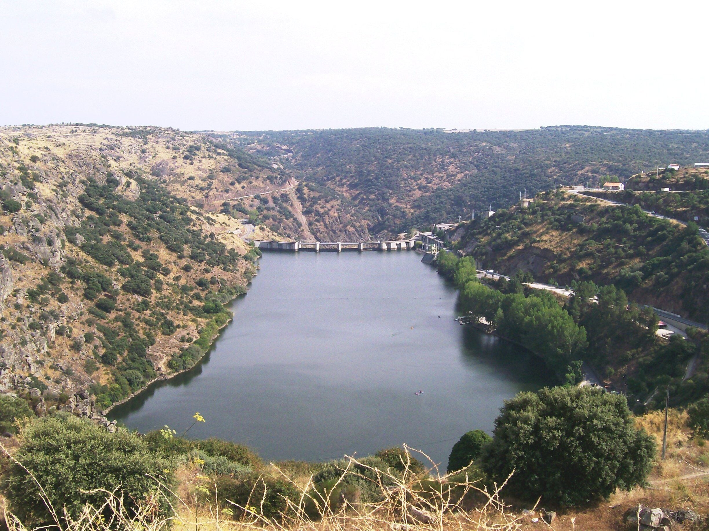 A little dam at Miranda do Douro. 