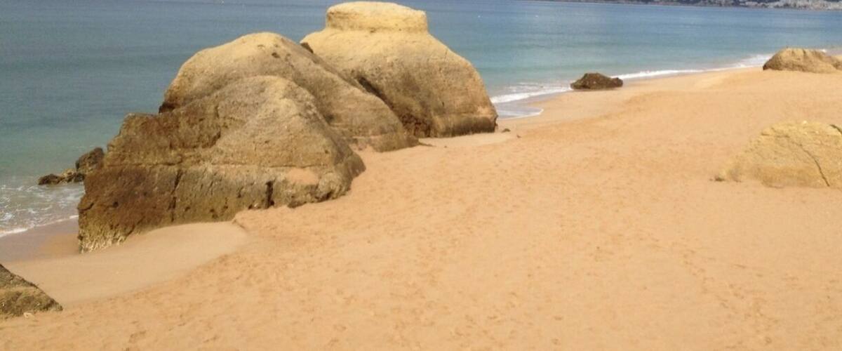 All along the algarve in Portugal one if many beautiful beaches, just take a detour almost anywhere enjoy people