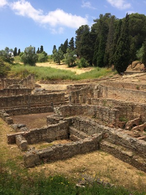 A beautiful reminder of the Romans. Very peaceful and quiet with a well preserved bathhouse and original Roman roads.