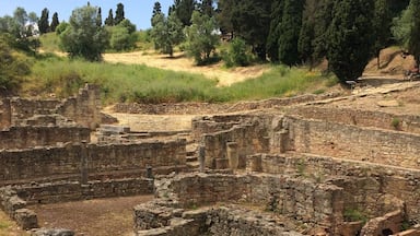 A beautiful reminder of the Romans. Very peaceful and quiet with a well preserved bathhouse and original Roman roads.