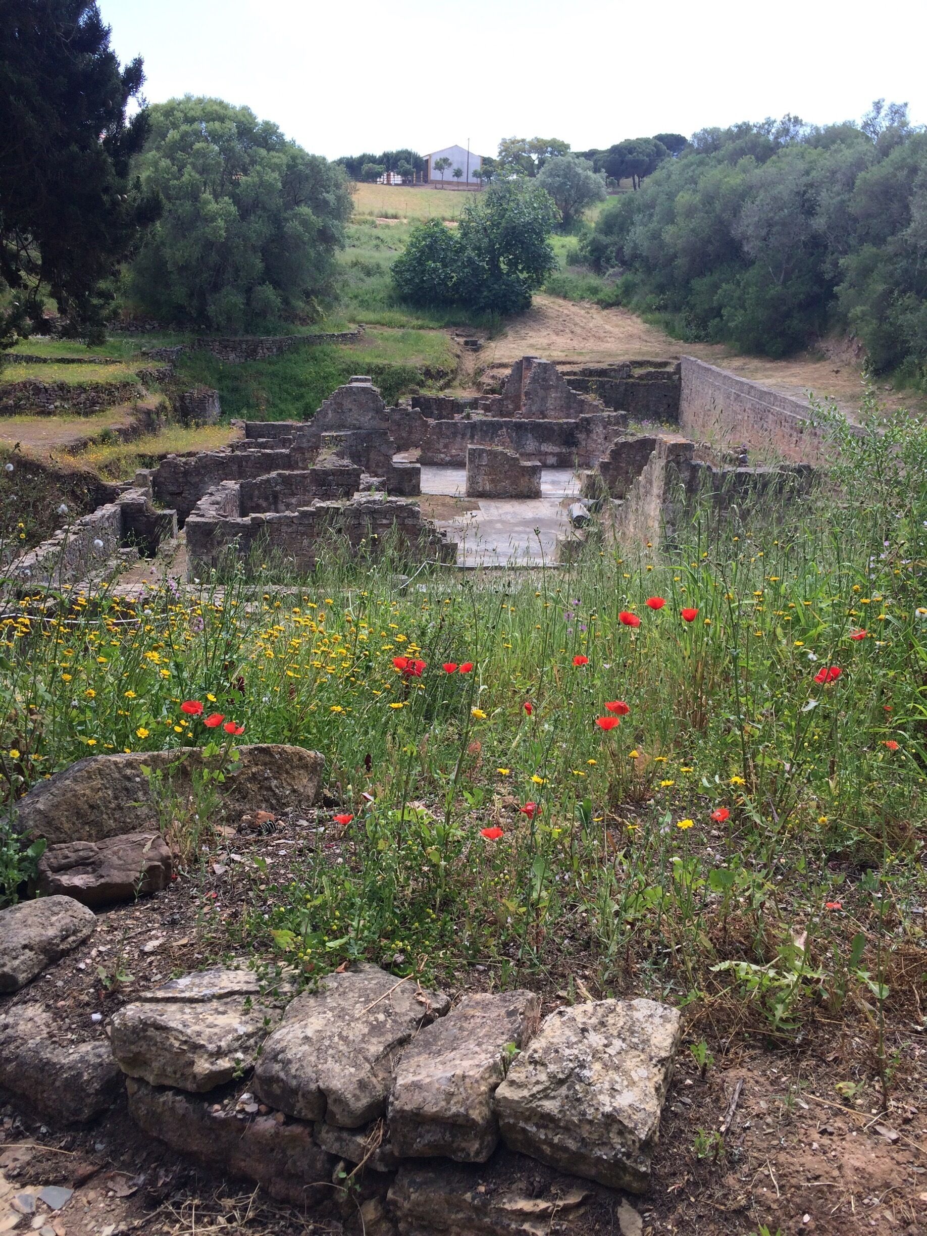 A beautiful reminder of the Romans.  Very peaceful and quiet with a well preserved bathhouse and original Roman roads. 