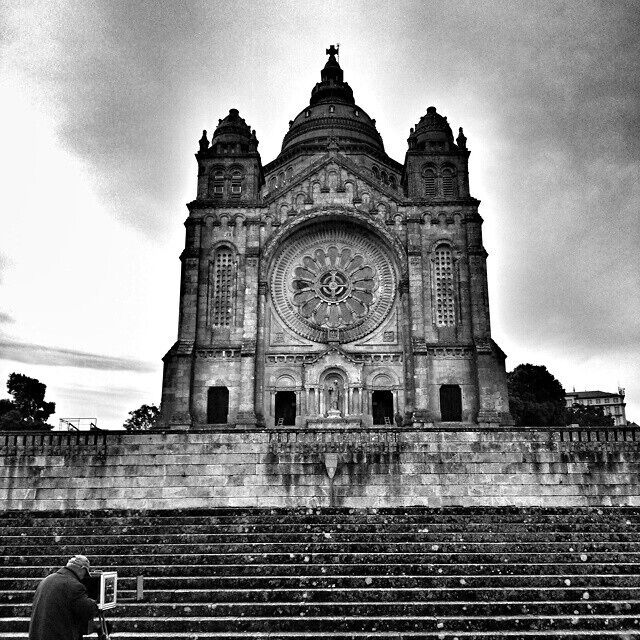 From my beautiful country,Church of Santa Luzia on the top hill of Viana do Castelo city,north of Portugal.