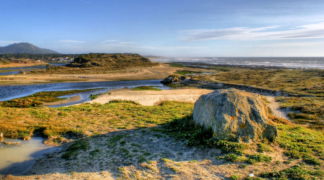 Mouth of the river Neiva in Portugal