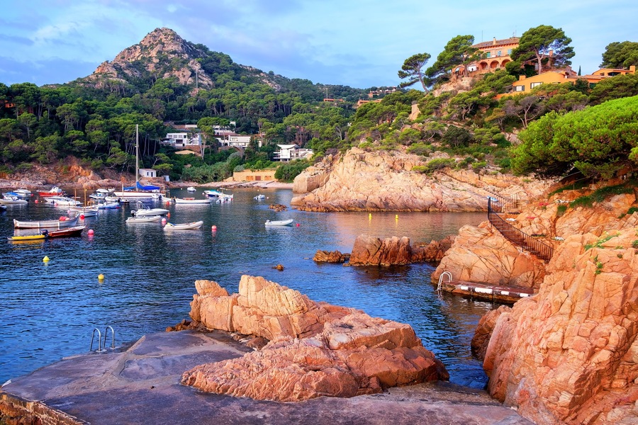 Costa Brava coast by Begur, Spain; Shutterstock ID 322063043
