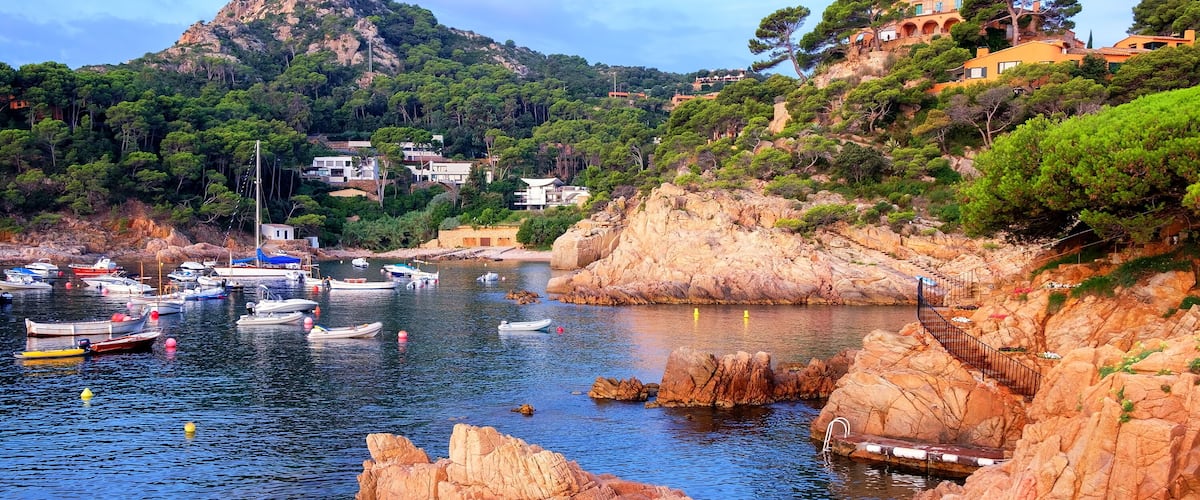 Costa Brava coast by Begur, Spain; Shutterstock ID 322063043