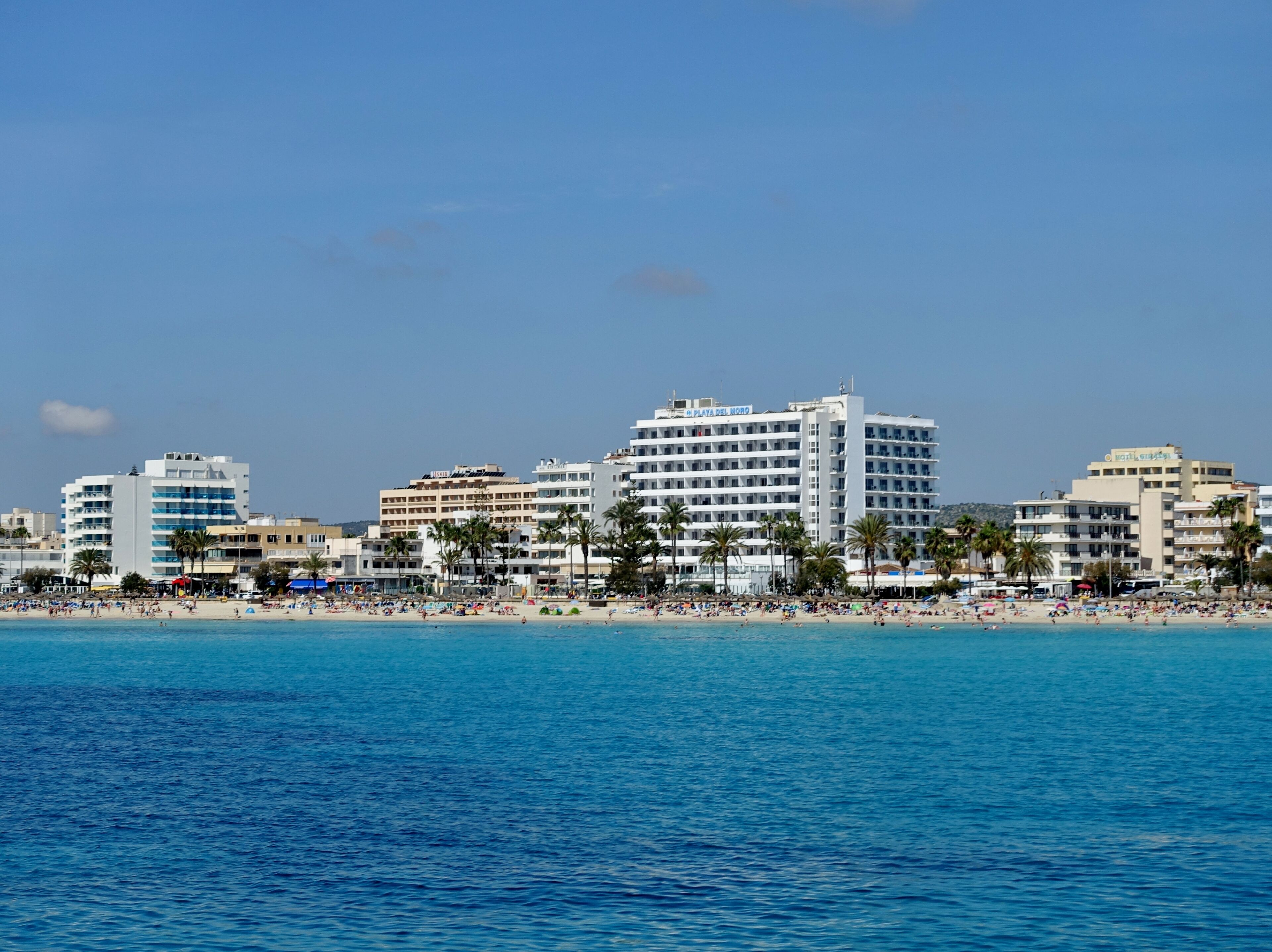 Platja de Sant Llorenç, Strand von Cala Millor, Gemeinde Sant Llorenç des Cardassar, Mallorca, Spanien
