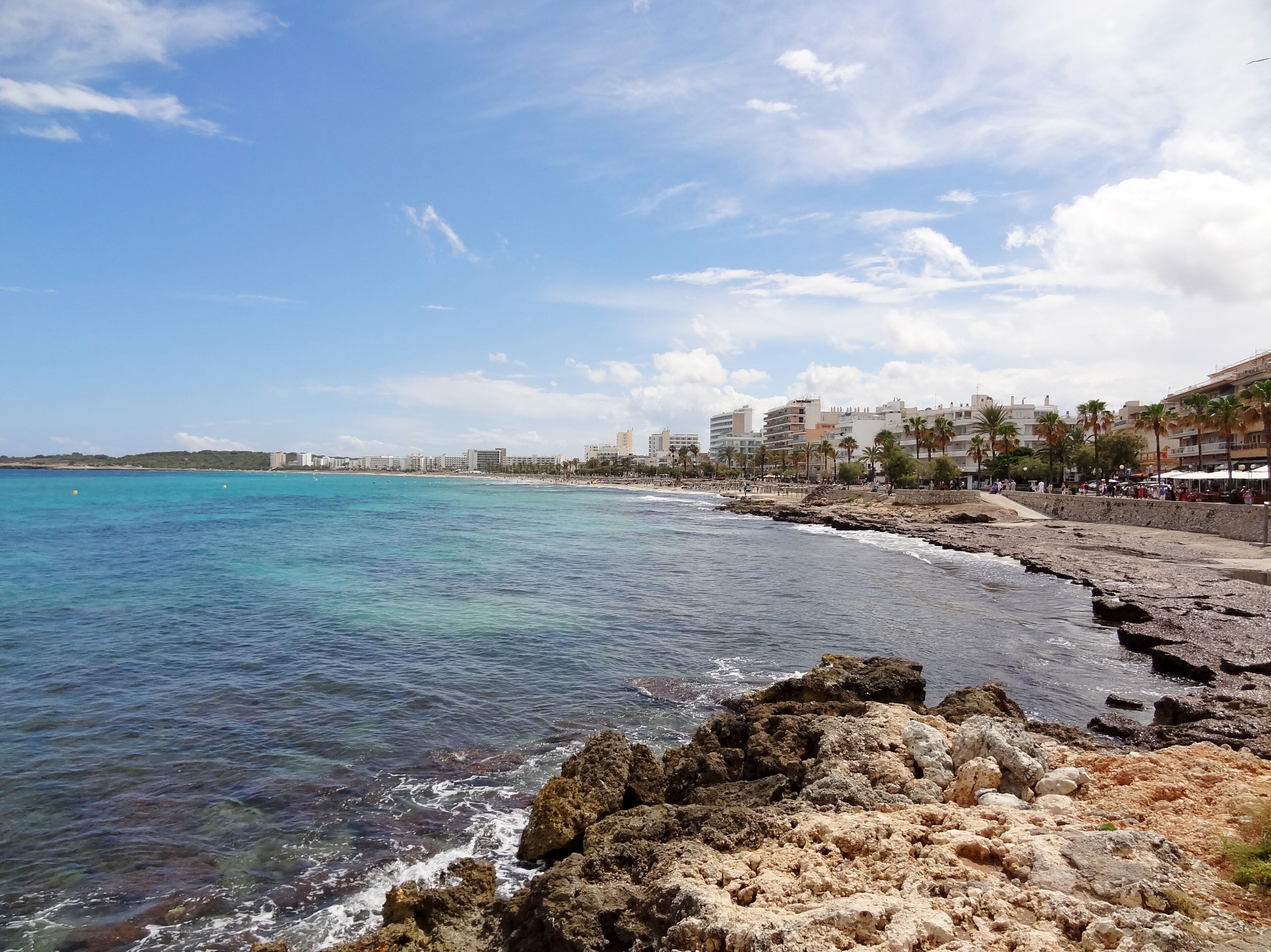 Küste bei Cala Millor, Gemeinde Son Servera, Mallorca, Spanien