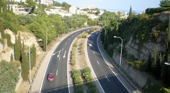 La autopista de Palmanova vista desde el puente elevado