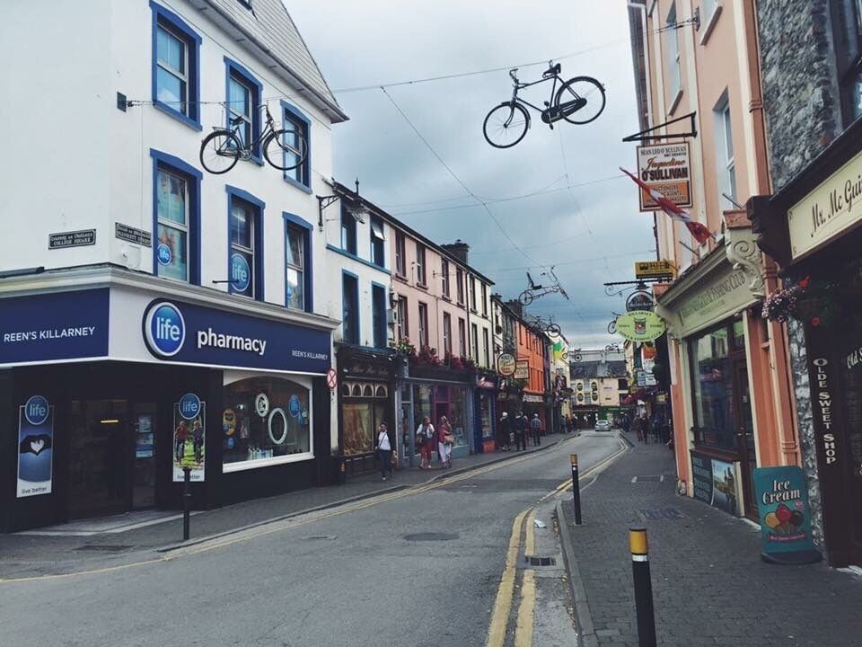 The colorful streets of Killarney