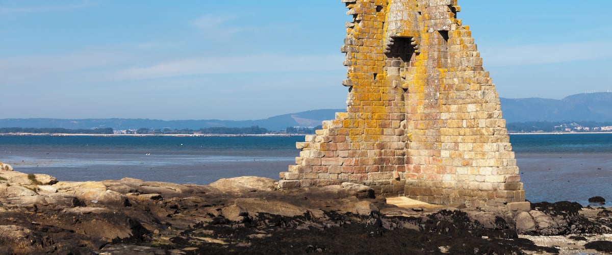 San Sadurniño tower, Cambados, Galicia (Spain).