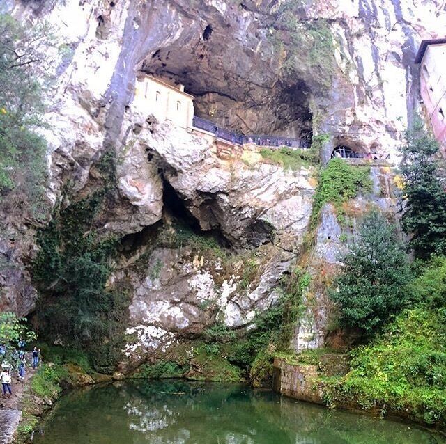 A sanctuary sculped in the mountain. 