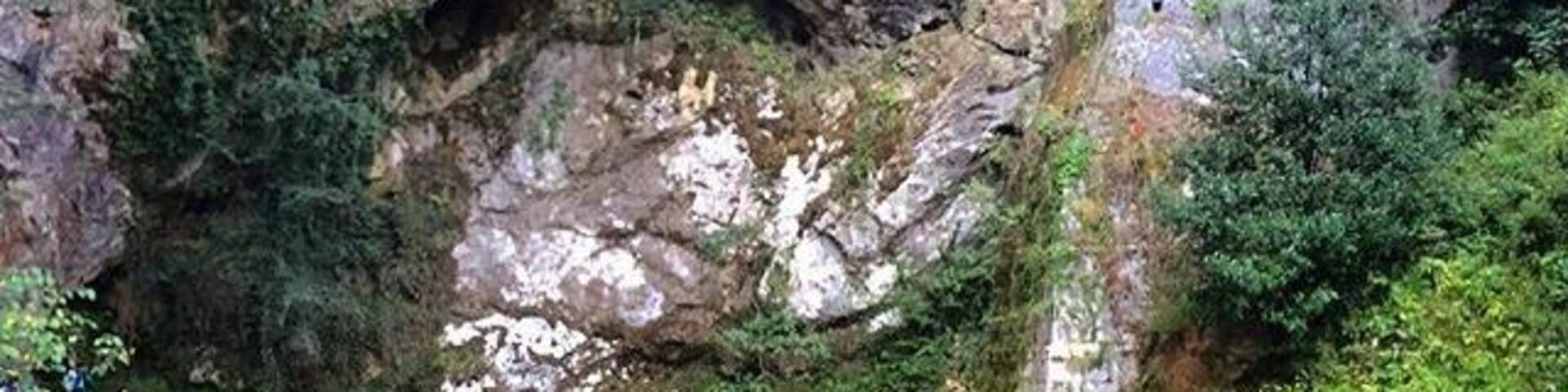 A sanctuary sculped in the mountain.