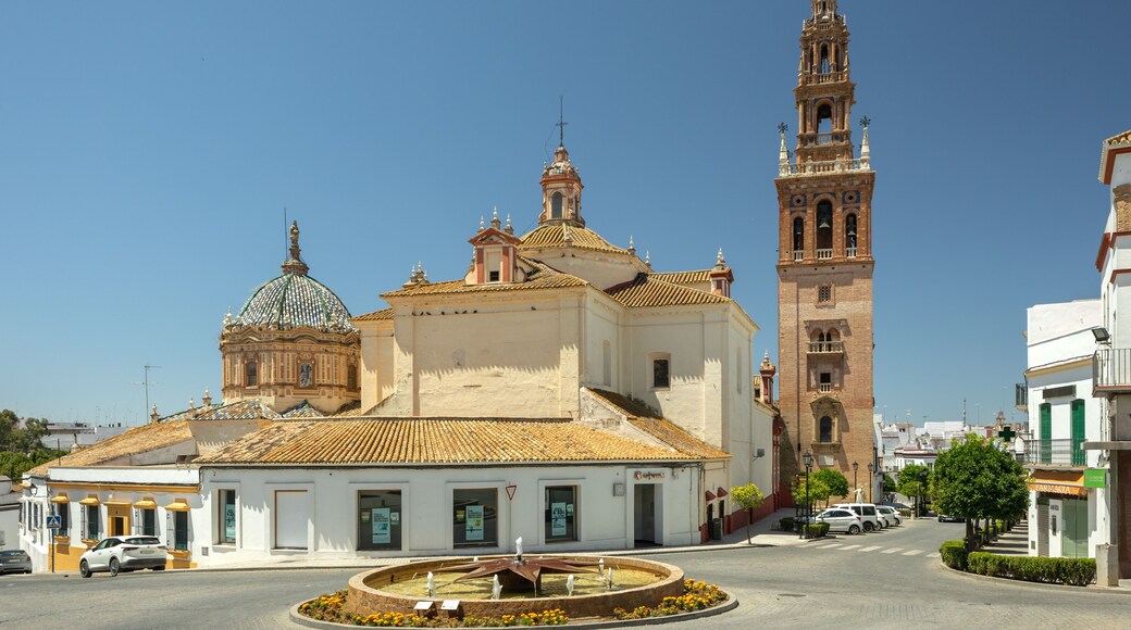 Church of San Pedro in Carmona, beautiful town of Seville, Andalusia, southern Spain