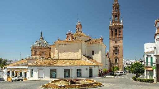 Church of San Pedro in Carmona, beautiful town of Seville, Andalusia, southern Spain