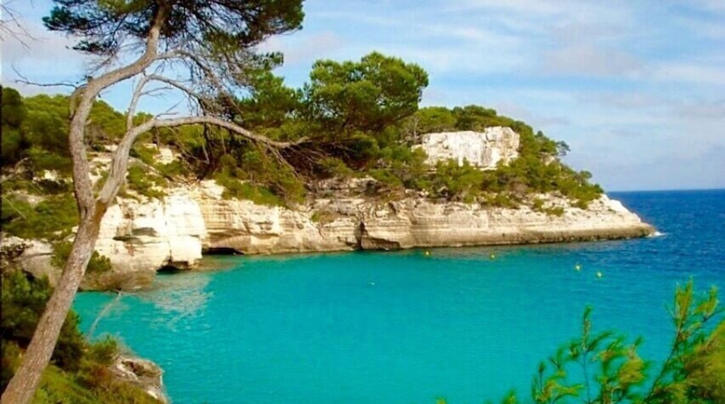 Walk around cliffs from beach