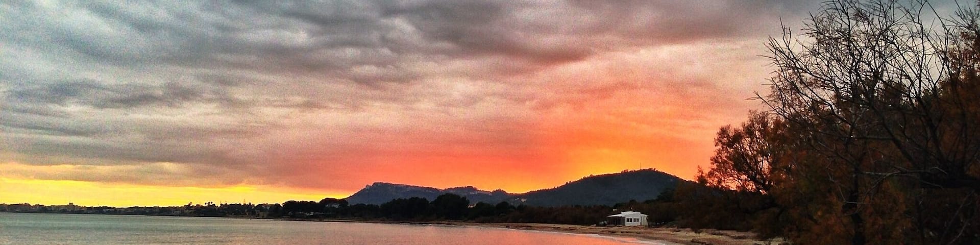 Sunset, Cala Bona, Mallorca