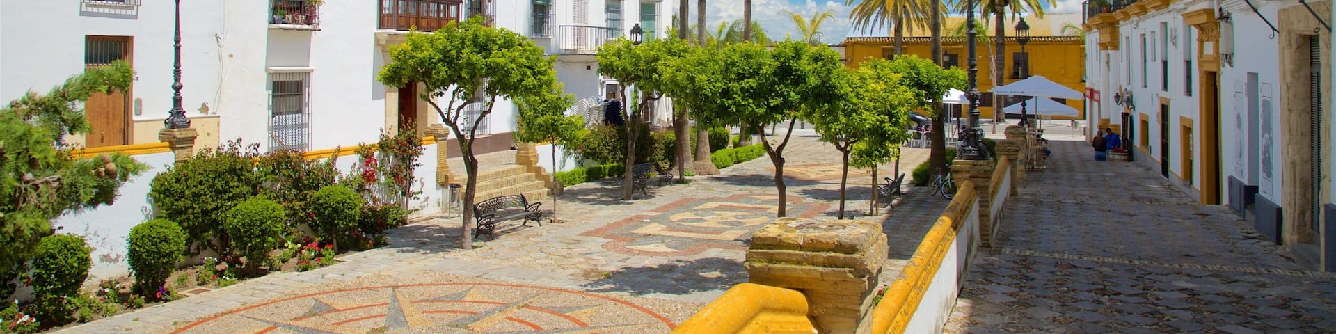 El Puerto de Santa Maria featuring street scenes