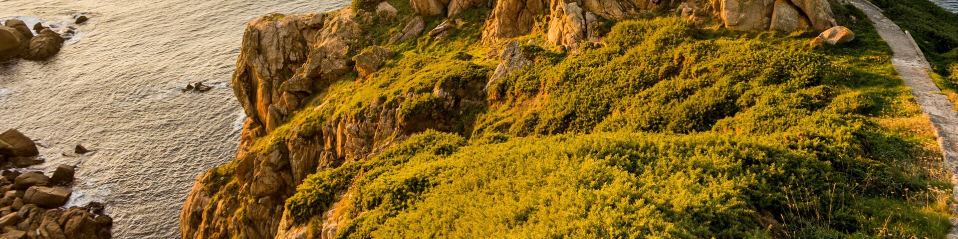 Ferrol, Spain. The lighthouse at Cabo Prior in Galicia