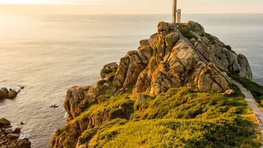 Ferrol, Spain. The lighthouse at Cabo Prior in Galicia