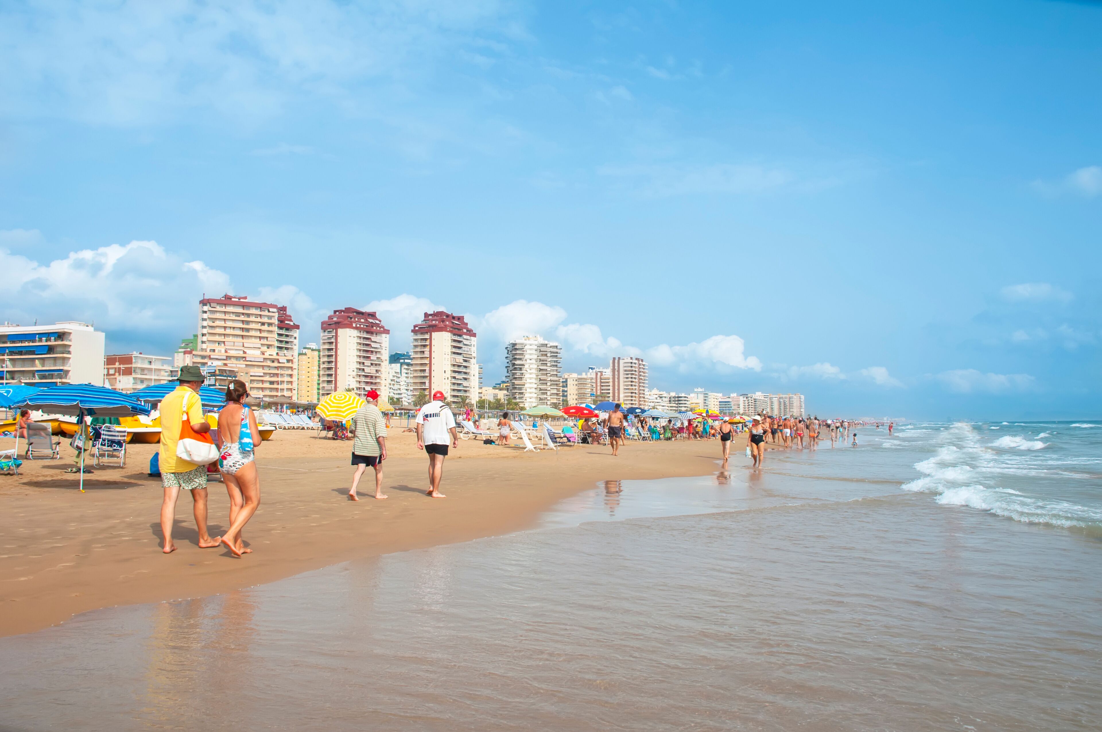 Beach of Gandia,Spain