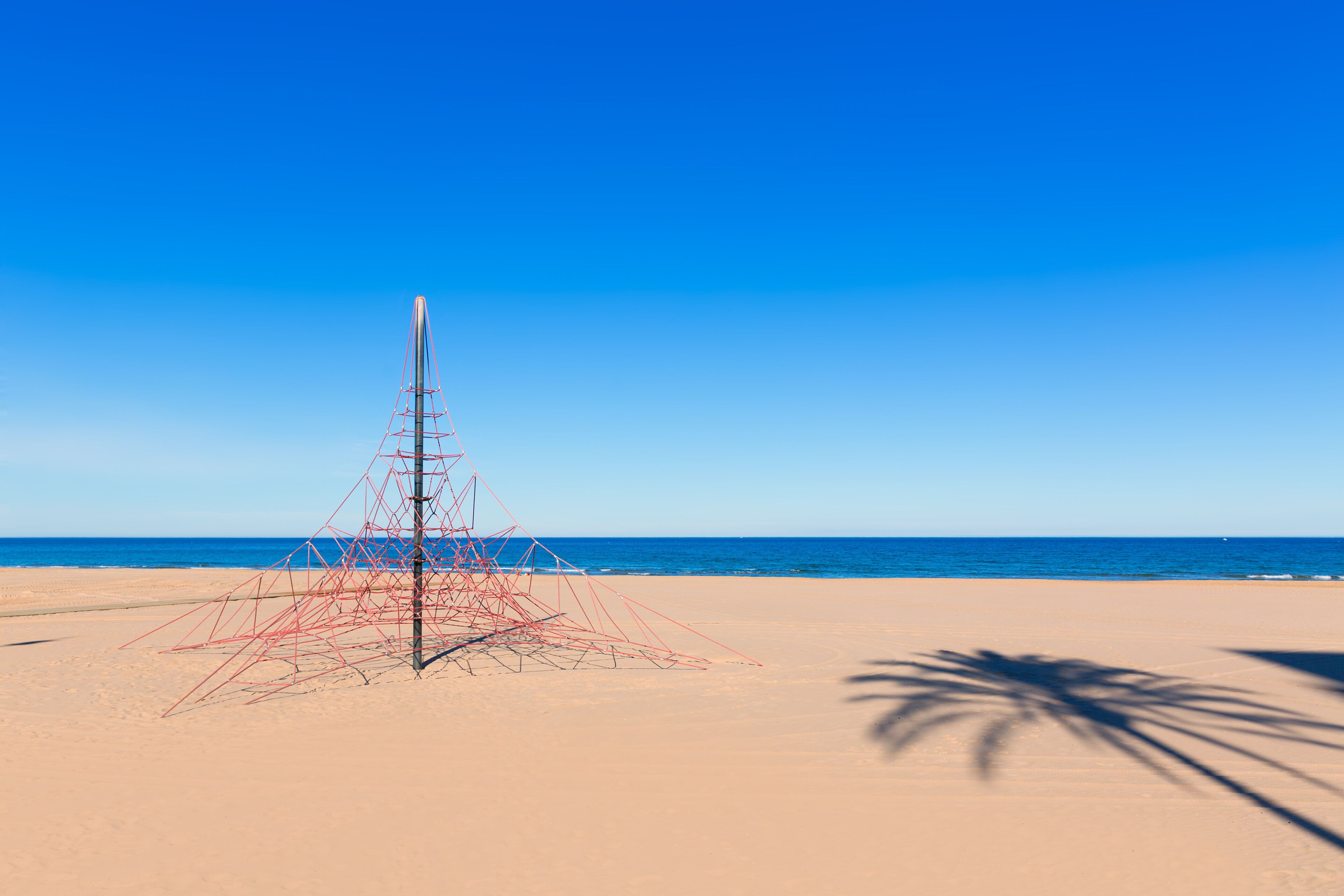 Gandia beach in Valencia Mediterranean Spain
