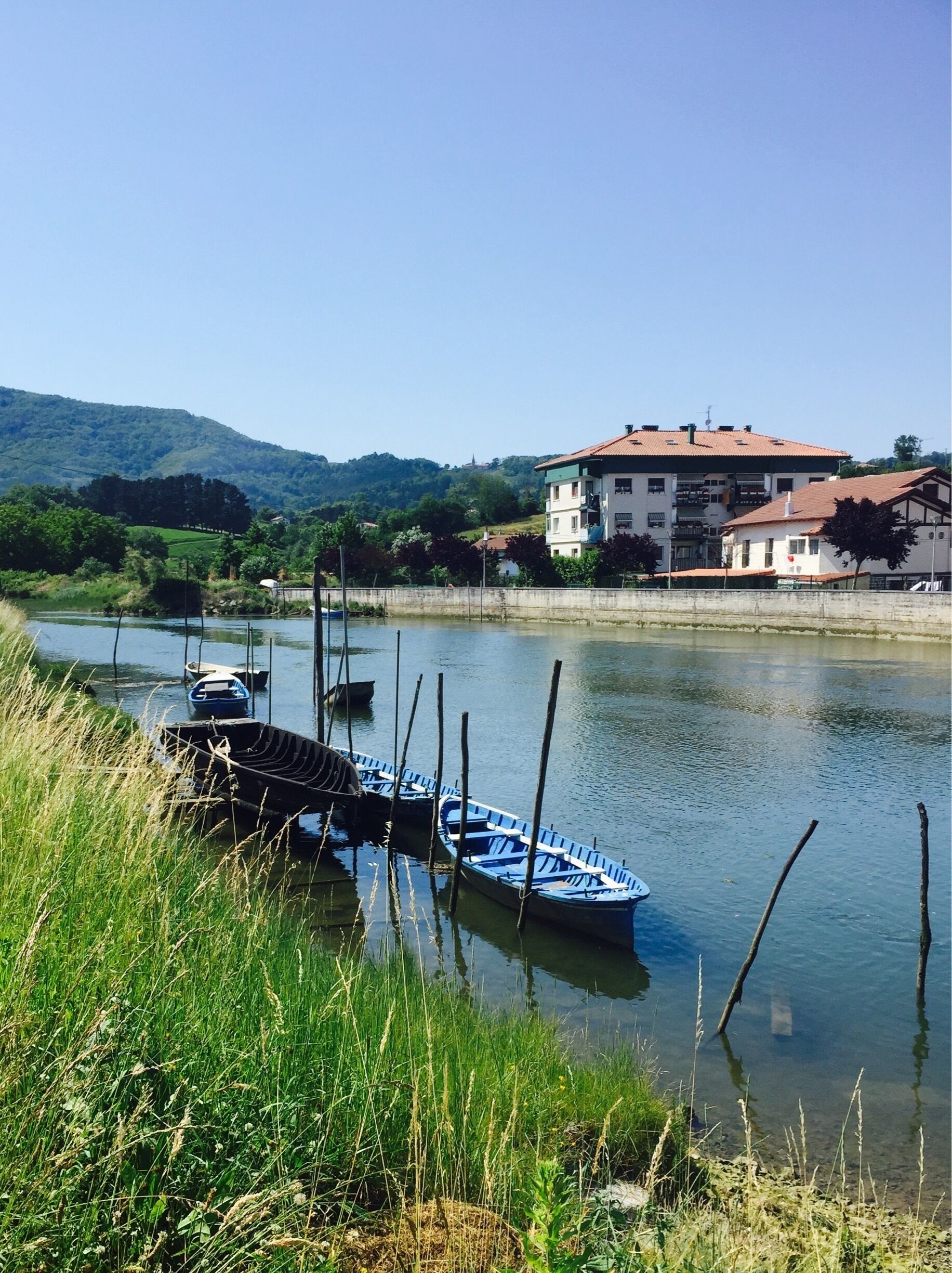 Walking by the river in Irun