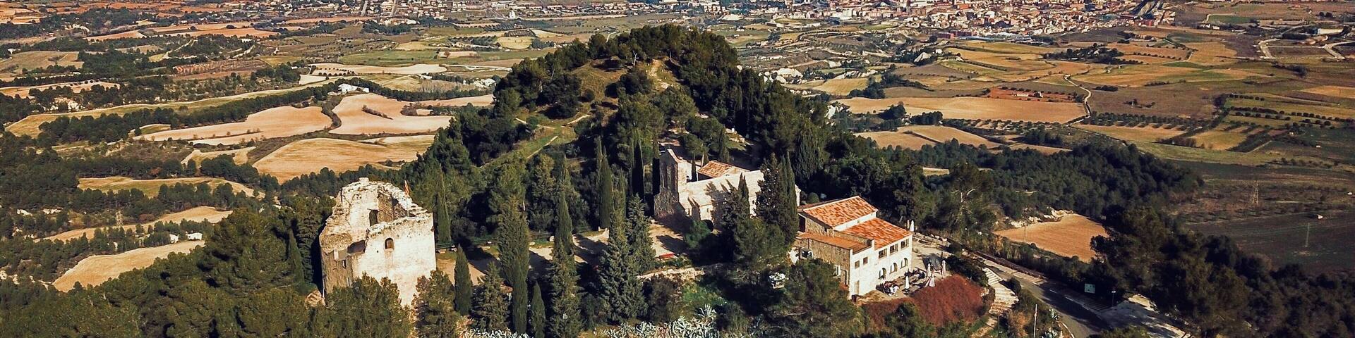 Igualada vista desde drone