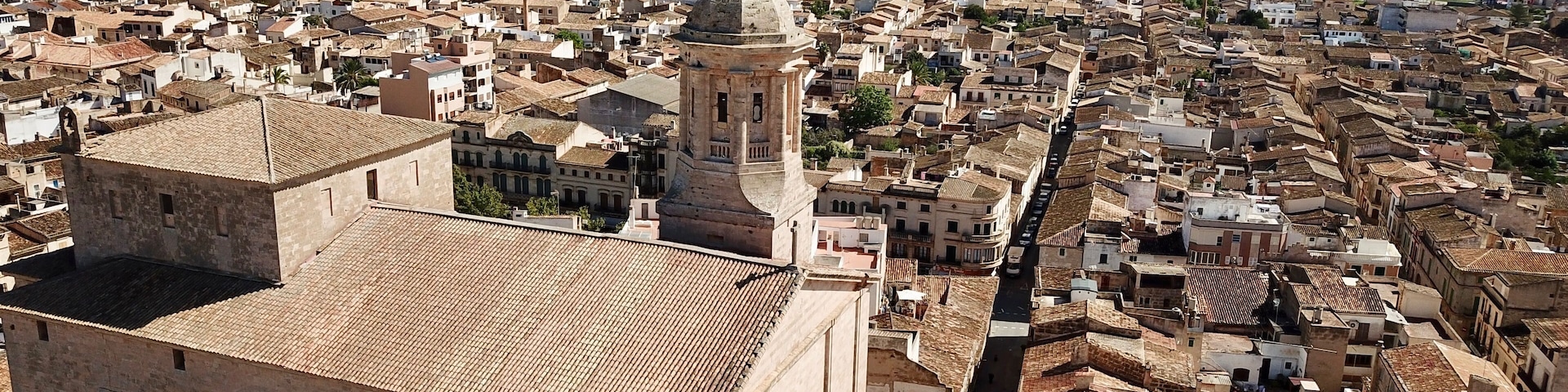 Aerial View Llucmajor Iglesia San Miguel Mallorca Spain , Shutterstock ID 733250503, SF SSA Case with Manager Approval: Case 07151371, Job: Prepay credit, Client/Licensee: , Other: