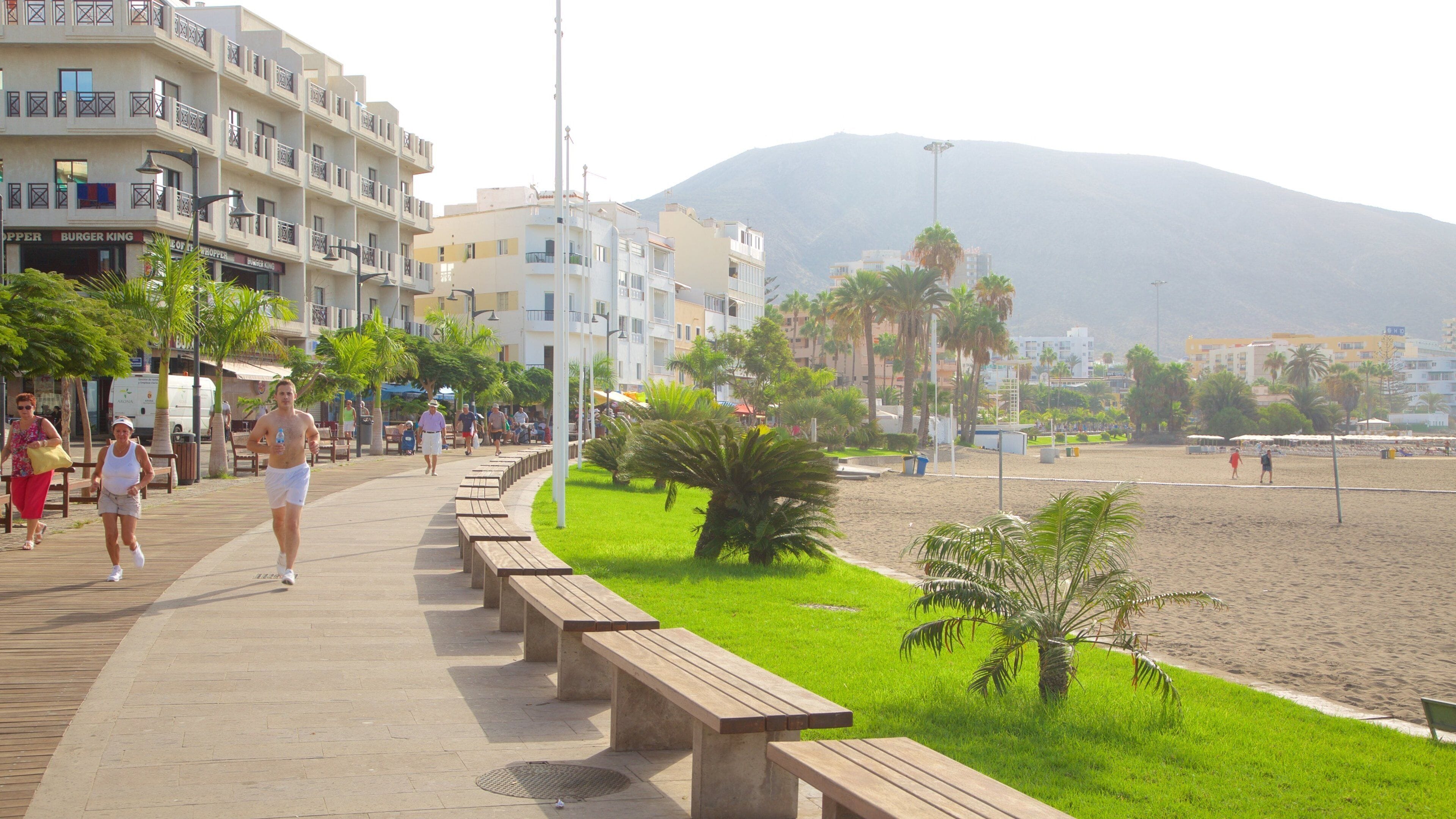 Los Cristianos qui includes une ville côtière