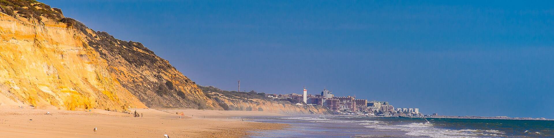 Natural Monument Acantilado del Asperillo, Mazagon, Almonte, Huelva, Spain, Europe, Shutterstock ID 747661450, Purchase Order: SP-1843, Order Number: SP-1843 Hotels.com Seasonality Project - Summer/Be