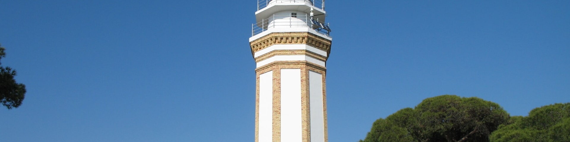 The lighthouse of Mazagón (Province of Huelva, Spain)