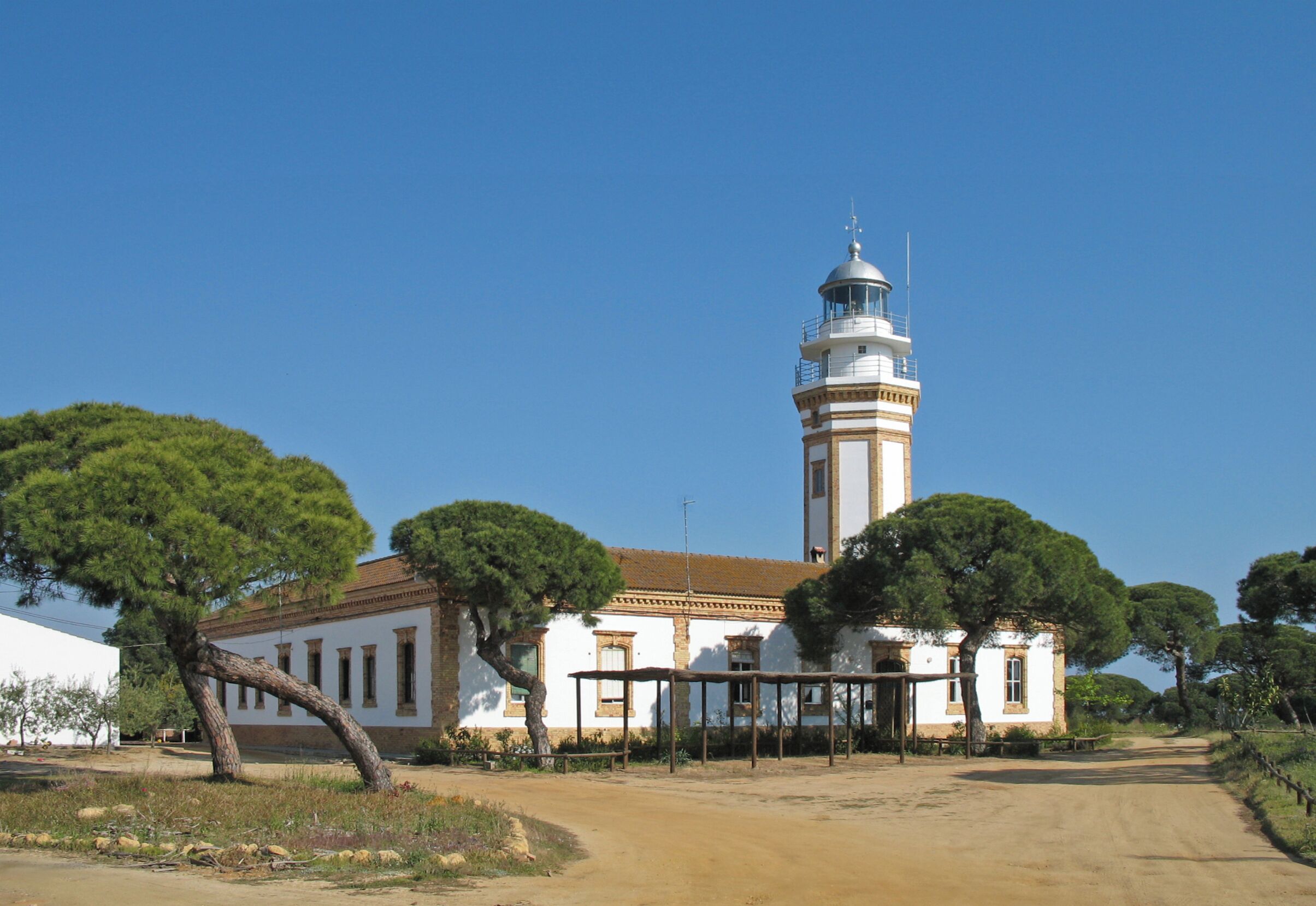 The lighthouse of Mazagón (Province of Huelva, Spain)