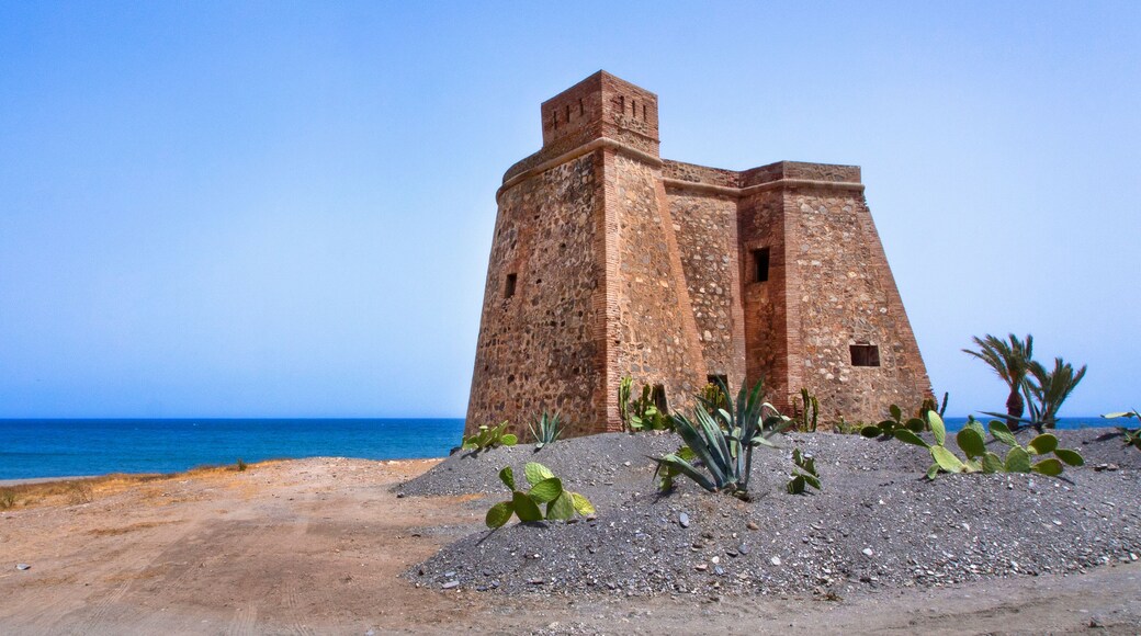 Macenas Castle, Macenas Beach, Mojácar, AlmerÃa, AndalucÃa, Spain, Europe