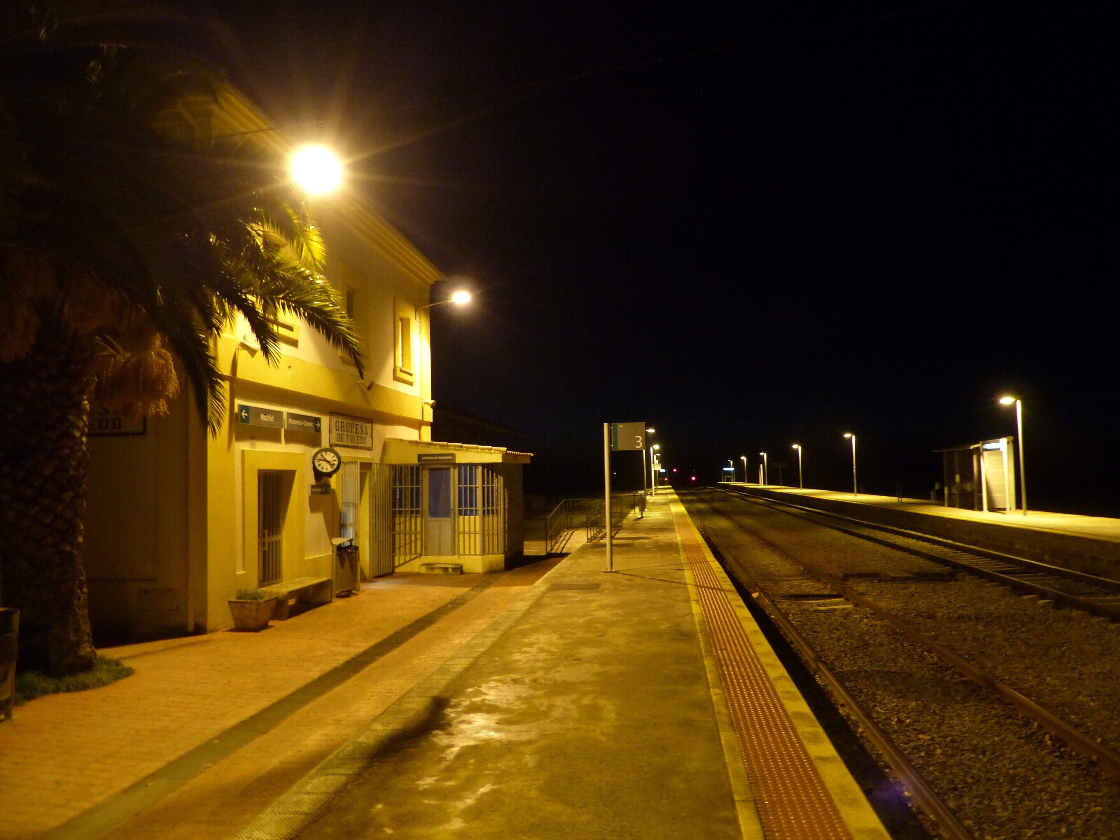 Railway station of Oropesa de Toledo