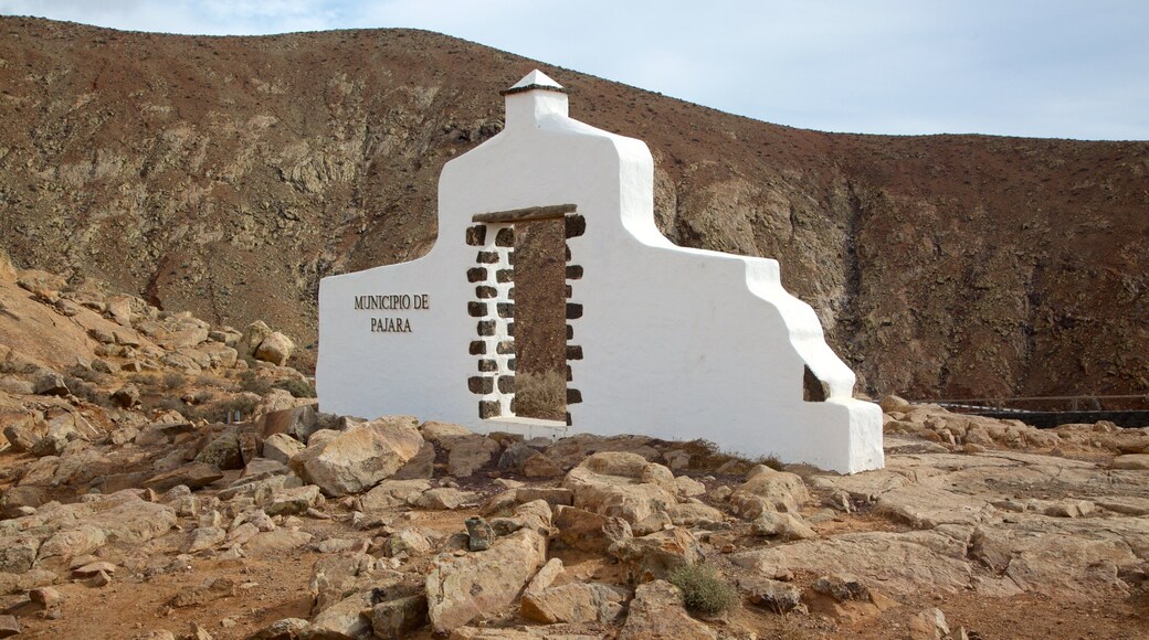 Pajara som viser skilt