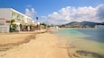 Talamanca Beach showing a coastal town, general coastal views and a sandy beach