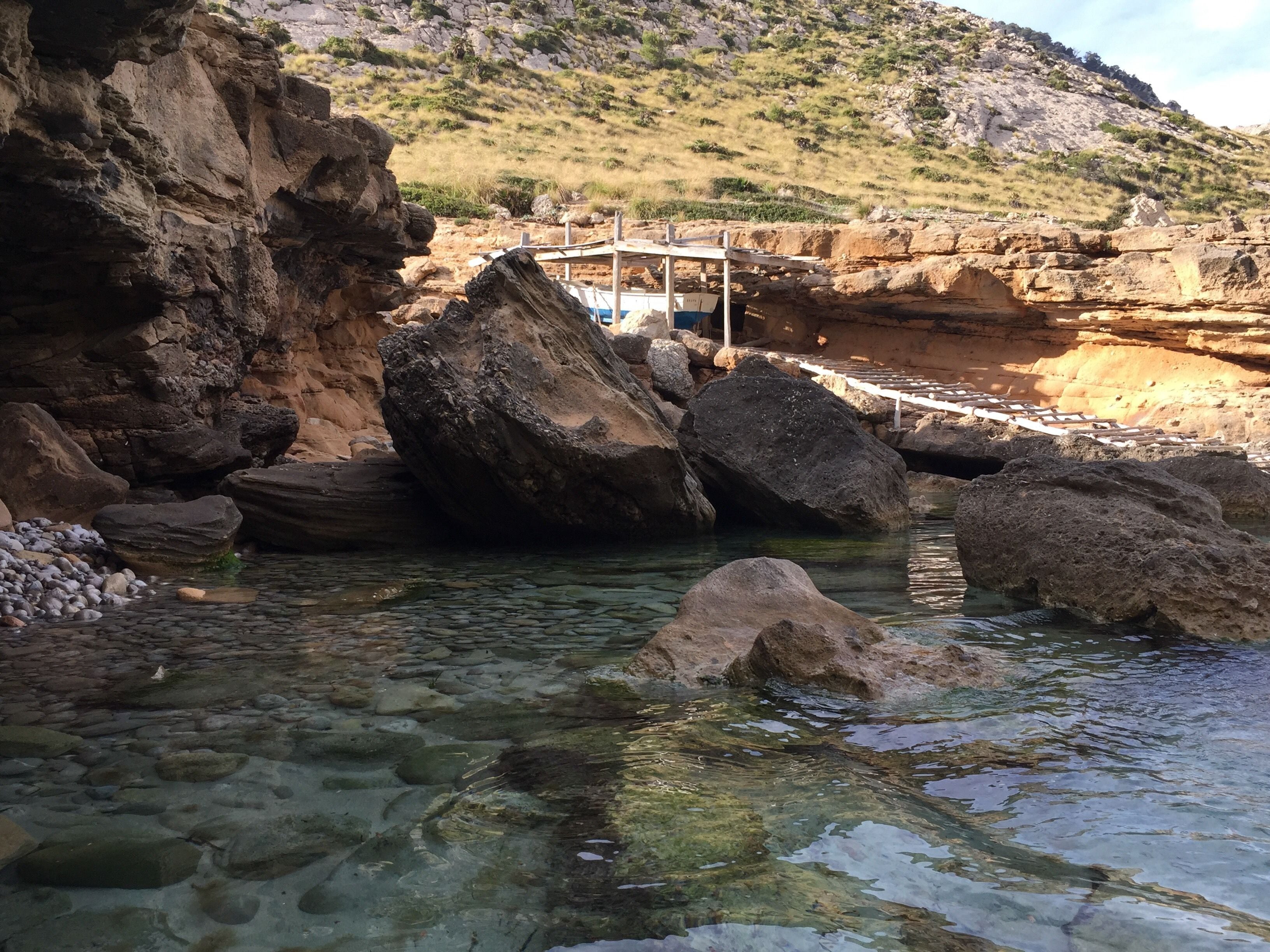 After a 15 min walk, you get to cala Figueroa. The lights at the end of the day are amazing.. not too many people here, so it leaves the place for yourself ...
