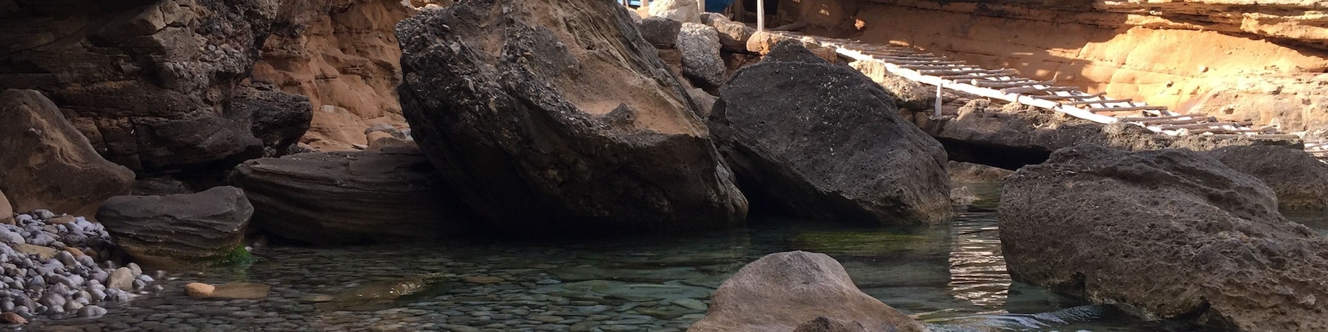 After a 15 min walk, you get to cala Figueroa. The lights at the end of the day are amazing.. not too many people here, so it leaves the place for yourself ...