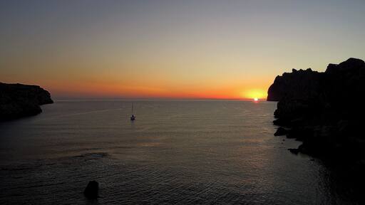 Sunrise at Cala St Vicenc , Majorca , July 2012