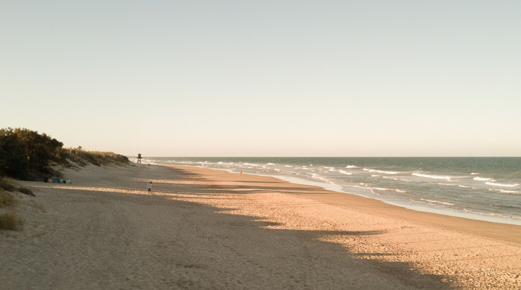 panorama landscape of a beach in Rota, Cádiz, Spain