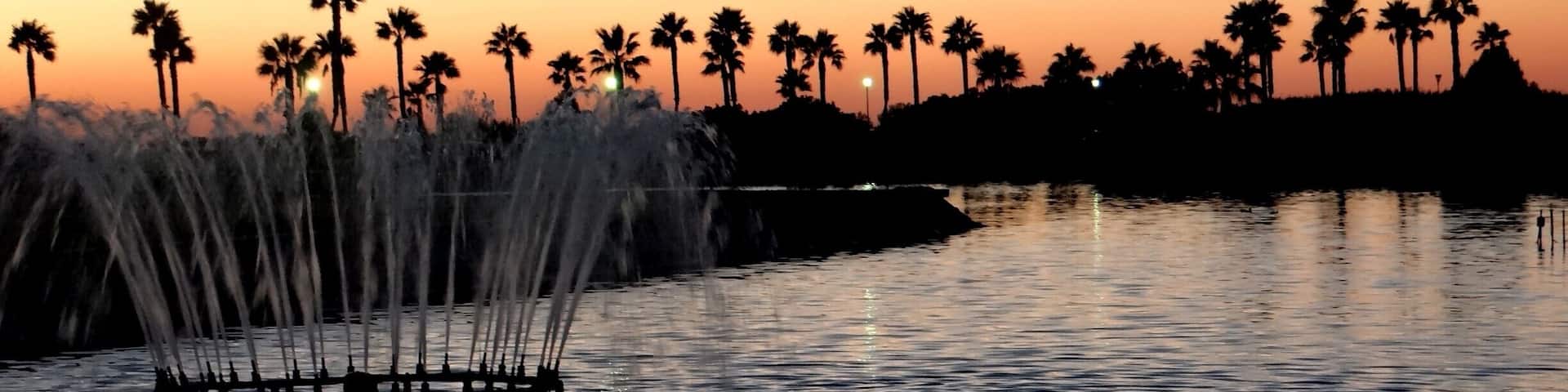 the breathtaking sunsets.