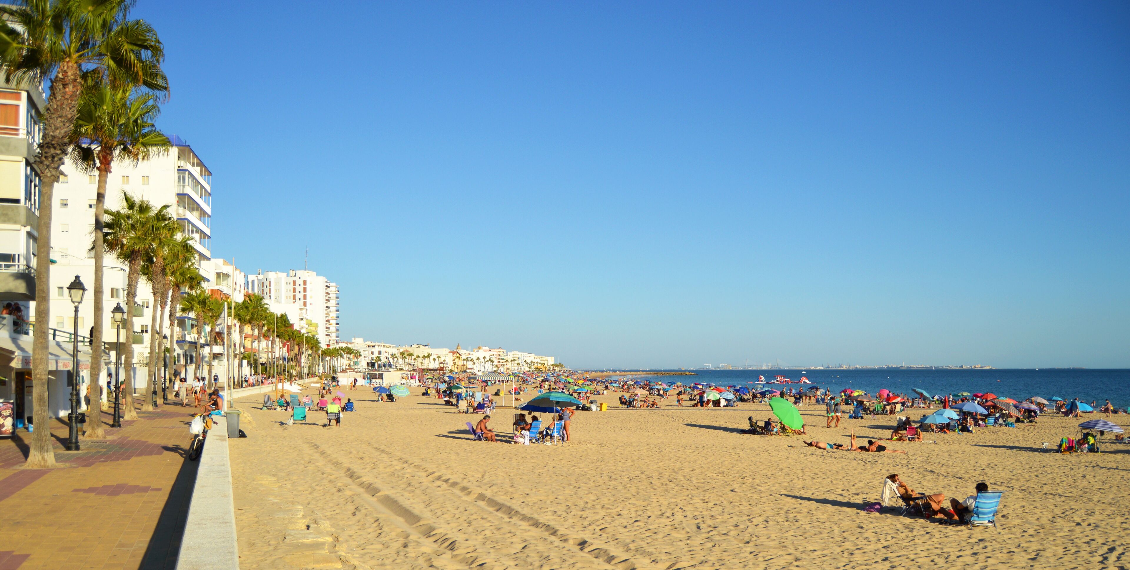 Costilla beach in Rota, Costa de la Luz Cadiz, Spain